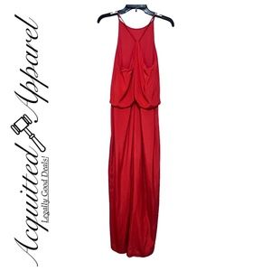 Tibi New York Halter Style Maxi Knit Dress